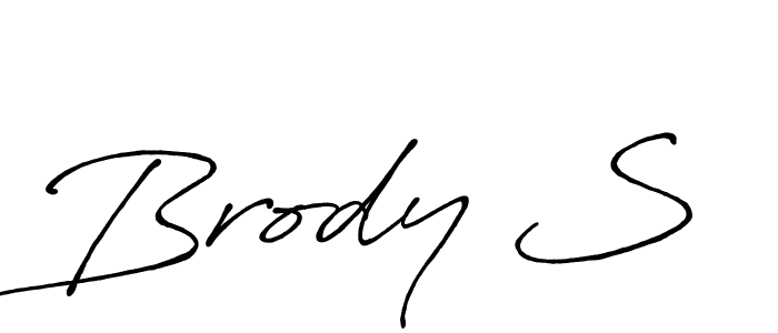 Similarly Antro_Vectra_Bolder is the best handwritten signature design. Signature creator online .You can use it as an online autograph creator for name Brody S. Brody S signature style 7 images and pictures png