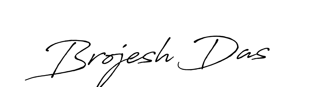 How to make Brojesh Das name signature. Use Antro_Vectra_Bolder style for creating short signs online. This is the latest handwritten sign. Brojesh Das signature style 7 images and pictures png