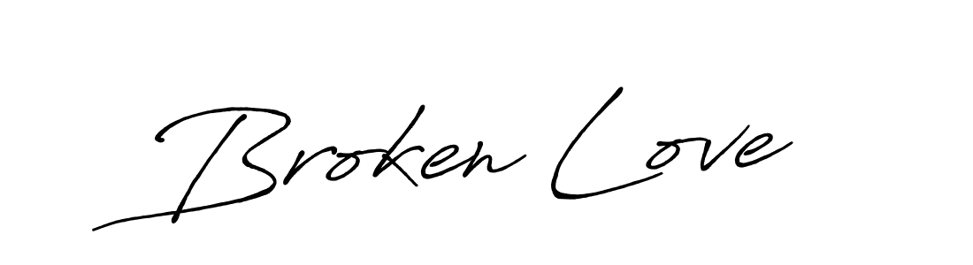 Similarly Antro_Vectra_Bolder is the best handwritten signature design. Signature creator online .You can use it as an online autograph creator for name Broken Love. Broken Love signature style 7 images and pictures png