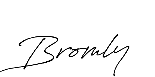 Also we have Bromly name is the best signature style. Create professional handwritten signature collection using Antro_Vectra_Bolder autograph style. Bromly signature style 7 images and pictures png