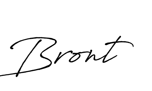 How to make Bront name signature. Use Antro_Vectra_Bolder style for creating short signs online. This is the latest handwritten sign. Bront signature style 7 images and pictures png