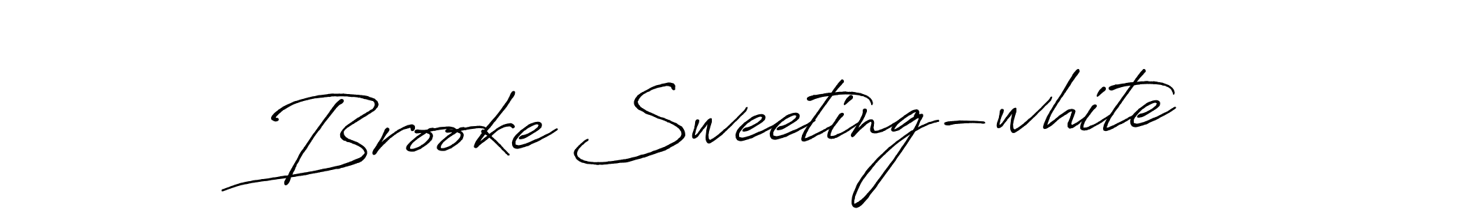 How to make Brooke Sweeting-white signature? Antro_Vectra_Bolder is a professional autograph style. Create handwritten signature for Brooke Sweeting-white name. Brooke Sweeting-white signature style 7 images and pictures png