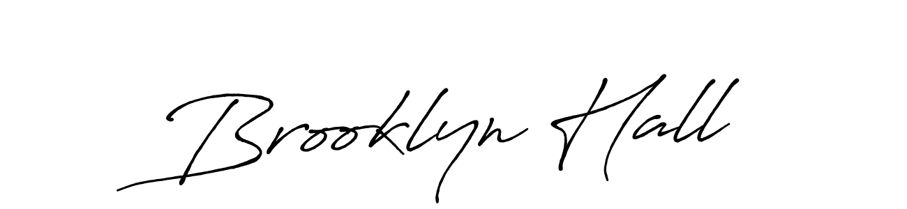 Use a signature maker to create a handwritten signature online. With this signature software, you can design (Antro_Vectra_Bolder) your own signature for name Brooklyn Hall. Brooklyn Hall signature style 7 images and pictures png