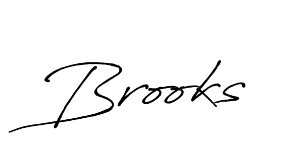 Use a signature maker to create a handwritten signature online. With this signature software, you can design (Antro_Vectra_Bolder) your own signature for name Brooks. Brooks signature style 7 images and pictures png