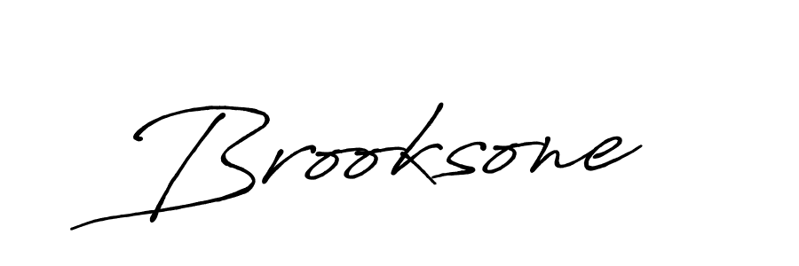 Create a beautiful signature design for name Brooksone. With this signature (Antro_Vectra_Bolder) fonts, you can make a handwritten signature for free. Brooksone signature style 7 images and pictures png