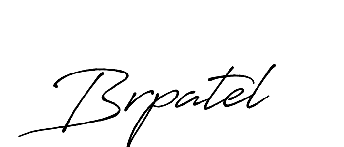 Create a beautiful signature design for name Brpatel. With this signature (Antro_Vectra_Bolder) fonts, you can make a handwritten signature for free. Brpatel signature style 7 images and pictures png