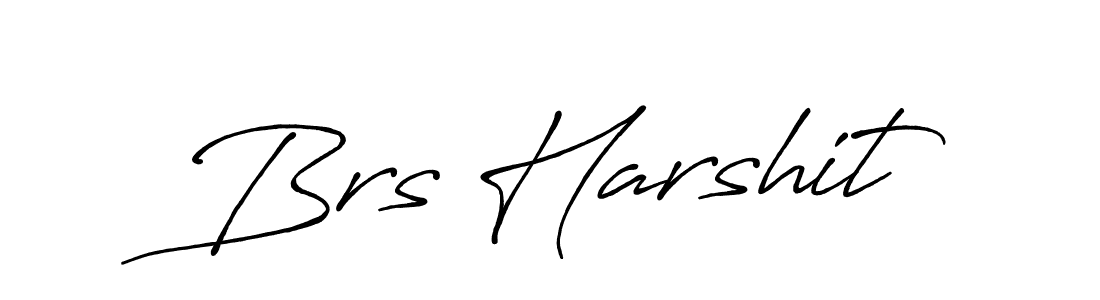 Similarly Antro_Vectra_Bolder is the best handwritten signature design. Signature creator online .You can use it as an online autograph creator for name Brs Harshit. Brs Harshit signature style 7 images and pictures png