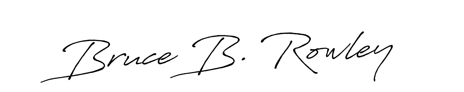 Use a signature maker to create a handwritten signature online. With this signature software, you can design (Antro_Vectra_Bolder) your own signature for name Bruce B. Rowley. Bruce B. Rowley signature style 7 images and pictures png