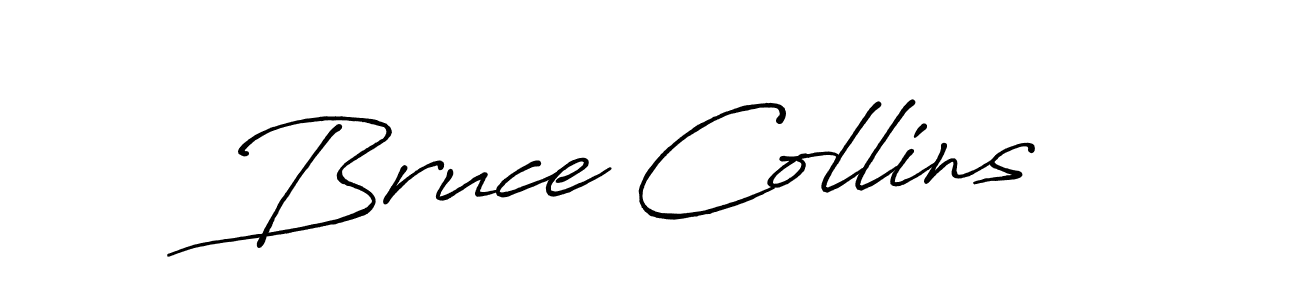 Make a beautiful signature design for name Bruce Collins. With this signature (Antro_Vectra_Bolder) style, you can create a handwritten signature for free. Bruce Collins signature style 7 images and pictures png