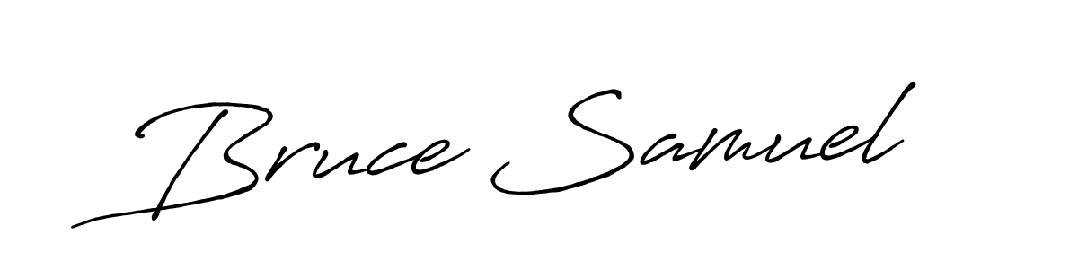 Similarly Antro_Vectra_Bolder is the best handwritten signature design. Signature creator online .You can use it as an online autograph creator for name Bruce Samuel. Bruce Samuel signature style 7 images and pictures png