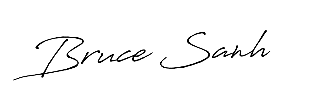 if you are searching for the best signature style for your name Bruce Sanh. so please give up your signature search. here we have designed multiple signature styles  using Antro_Vectra_Bolder. Bruce Sanh signature style 7 images and pictures png