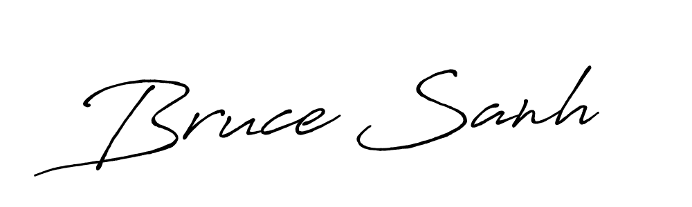 if you are searching for the best signature style for your name Bruce Sanh. so please give up your signature search. here we have designed multiple signature styles  using Antro_Vectra_Bolder. Bruce Sanh signature style 7 images and pictures png