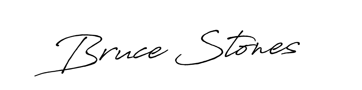 Also we have Bruce Stones name is the best signature style. Create professional handwritten signature collection using Antro_Vectra_Bolder autograph style. Bruce Stones signature style 7 images and pictures png