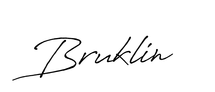 Make a beautiful signature design for name Bruklin. With this signature (Antro_Vectra_Bolder) style, you can create a handwritten signature for free. Bruklin signature style 7 images and pictures png