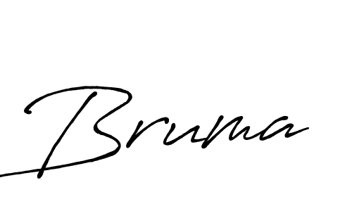 Create a beautiful signature design for name Bruma. With this signature (Antro_Vectra_Bolder) fonts, you can make a handwritten signature for free. Bruma signature style 7 images and pictures png