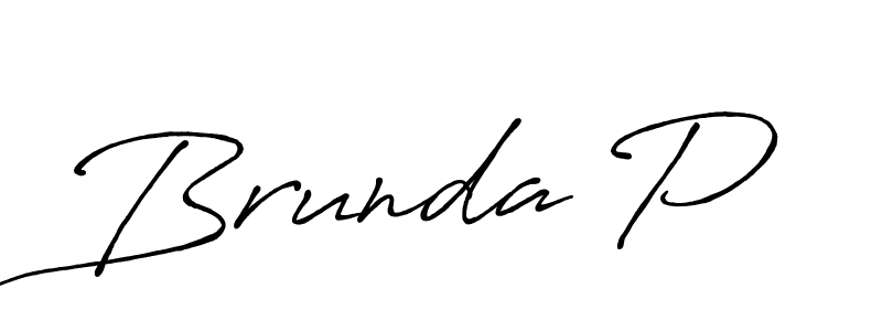 Antro_Vectra_Bolder is a professional signature style that is perfect for those who want to add a touch of class to their signature. It is also a great choice for those who want to make their signature more unique. Get Brunda P name to fancy signature for free. Brunda P signature style 7 images and pictures png