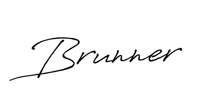 You should practise on your own different ways (Antro_Vectra_Bolder) to write your name (Brunner) in signature. don't let someone else do it for you. Brunner signature style 7 images and pictures png