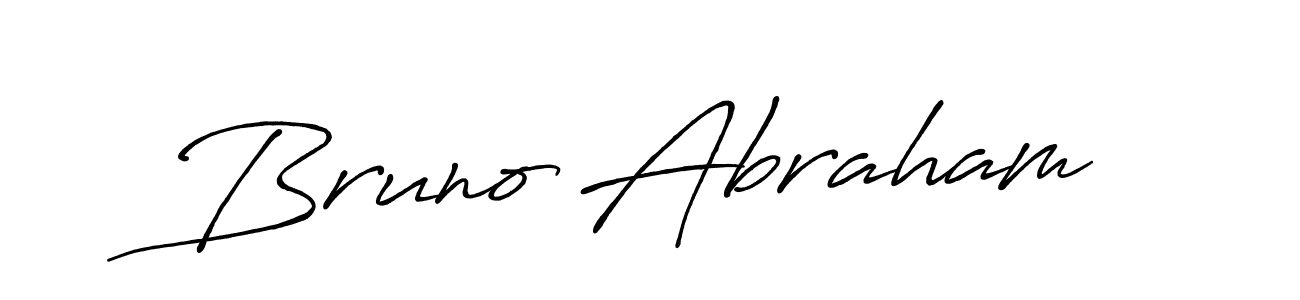 Make a beautiful signature design for name Bruno Abraham. With this signature (Antro_Vectra_Bolder) style, you can create a handwritten signature for free. Bruno Abraham signature style 7 images and pictures png