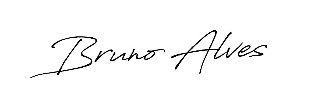 Use a signature maker to create a handwritten signature online. With this signature software, you can design (Antro_Vectra_Bolder) your own signature for name Bruno Alves. Bruno Alves signature style 7 images and pictures png