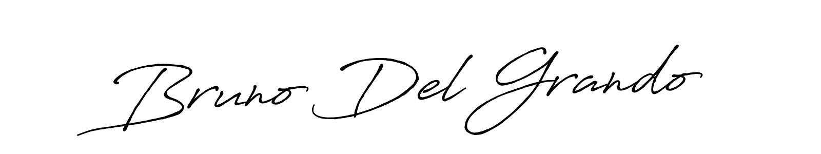 Design your own signature with our free online signature maker. With this signature software, you can create a handwritten (Antro_Vectra_Bolder) signature for name Bruno Del Grando. Bruno Del Grando signature style 7 images and pictures png