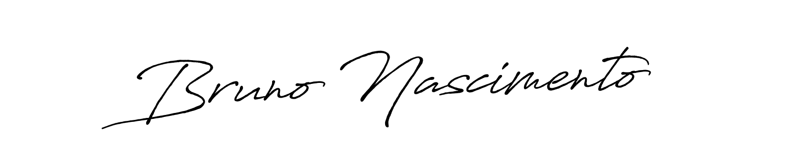 Make a beautiful signature design for name Bruno Nascimento. With this signature (Antro_Vectra_Bolder) style, you can create a handwritten signature for free. Bruno Nascimento signature style 7 images and pictures png