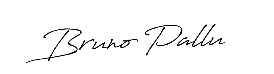 Use a signature maker to create a handwritten signature online. With this signature software, you can design (Antro_Vectra_Bolder) your own signature for name Bruno Pallu. Bruno Pallu signature style 7 images and pictures png