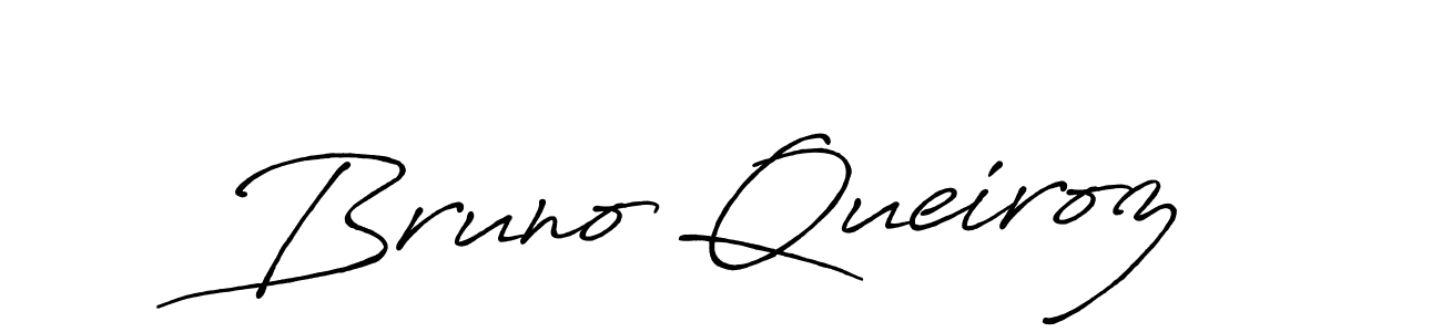 Design your own signature with our free online signature maker. With this signature software, you can create a handwritten (Antro_Vectra_Bolder) signature for name Bruno Queiroz. Bruno Queiroz signature style 7 images and pictures png