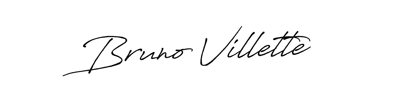 Use a signature maker to create a handwritten signature online. With this signature software, you can design (Antro_Vectra_Bolder) your own signature for name Bruno Villette. Bruno Villette signature style 7 images and pictures png