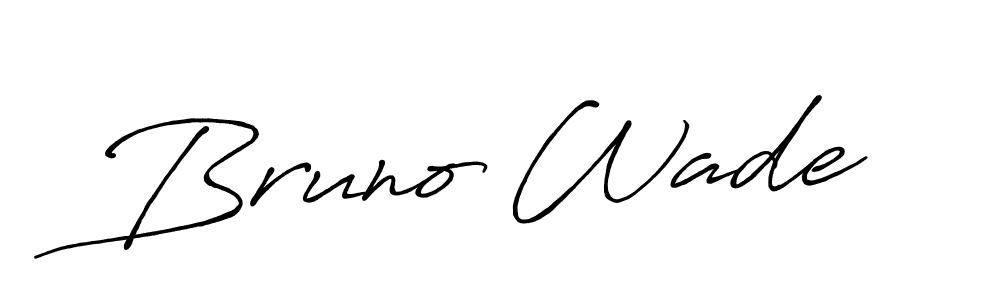 How to make Bruno Wade signature? Antro_Vectra_Bolder is a professional autograph style. Create handwritten signature for Bruno Wade name. Bruno Wade signature style 7 images and pictures png