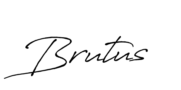 Make a beautiful signature design for name Brutus. With this signature (Antro_Vectra_Bolder) style, you can create a handwritten signature for free. Brutus signature style 7 images and pictures png