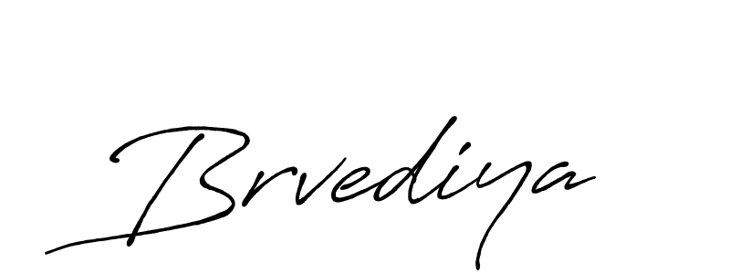 Use a signature maker to create a handwritten signature online. With this signature software, you can design (Antro_Vectra_Bolder) your own signature for name Brvediya. Brvediya signature style 7 images and pictures png