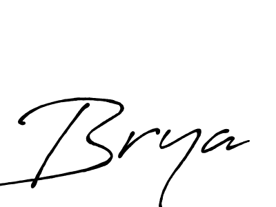 Design your own signature with our free online signature maker. With this signature software, you can create a handwritten (Antro_Vectra_Bolder) signature for name Brya. Brya signature style 7 images and pictures png