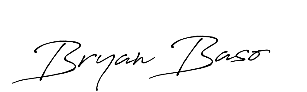 Also You can easily find your signature by using the search form. We will create Bryan Baso name handwritten signature images for you free of cost using Antro_Vectra_Bolder sign style. Bryan Baso signature style 7 images and pictures png