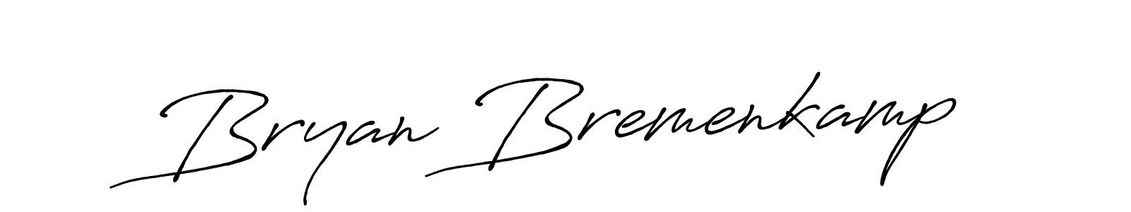 Make a beautiful signature design for name Bryan Bremenkamp. With this signature (Antro_Vectra_Bolder) style, you can create a handwritten signature for free. Bryan Bremenkamp signature style 7 images and pictures png