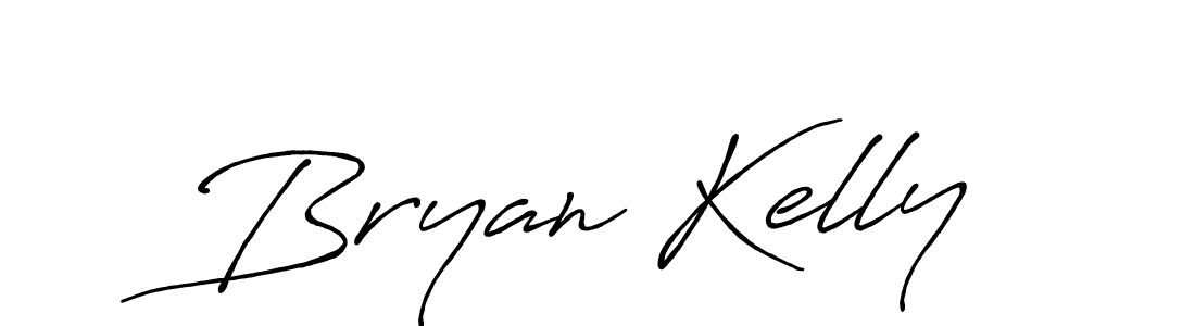 How to make Bryan Kelly name signature. Use Antro_Vectra_Bolder style for creating short signs online. This is the latest handwritten sign. Bryan Kelly signature style 7 images and pictures png