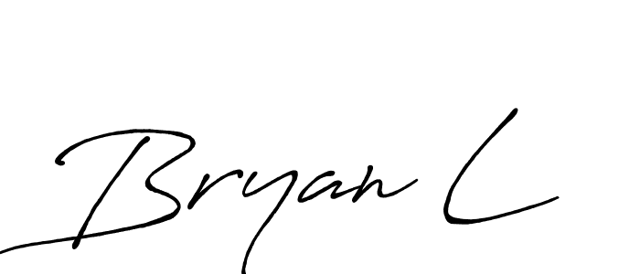 Once you've used our free online signature maker to create your best signature Antro_Vectra_Bolder style, it's time to enjoy all of the benefits that Bryan L name signing documents. Bryan L signature style 7 images and pictures png