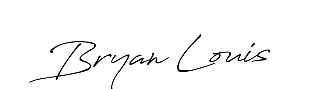 It looks lik you need a new signature style for name Bryan Louis. Design unique handwritten (Antro_Vectra_Bolder) signature with our free signature maker in just a few clicks. Bryan Louis signature style 7 images and pictures png