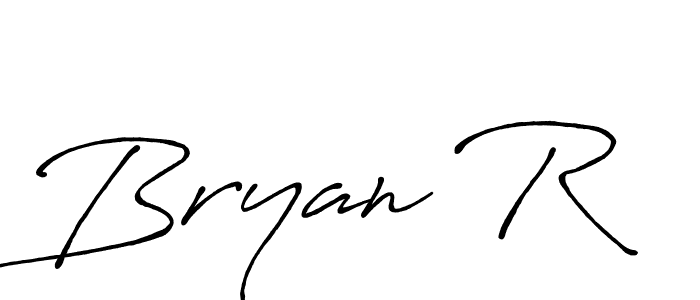 Also we have Bryan R name is the best signature style. Create professional handwritten signature collection using Antro_Vectra_Bolder autograph style. Bryan R signature style 7 images and pictures png