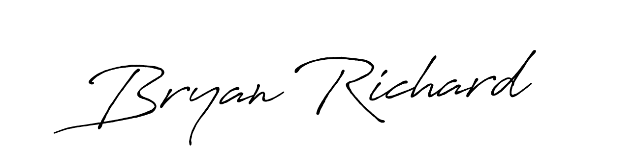 Make a beautiful signature design for name Bryan Richard. Use this online signature maker to create a handwritten signature for free. Bryan Richard signature style 7 images and pictures png