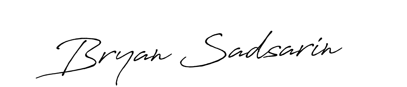 Here are the top 10 professional signature styles for the name Bryan Sadsarin. These are the best autograph styles you can use for your name. Bryan Sadsarin signature style 7 images and pictures png