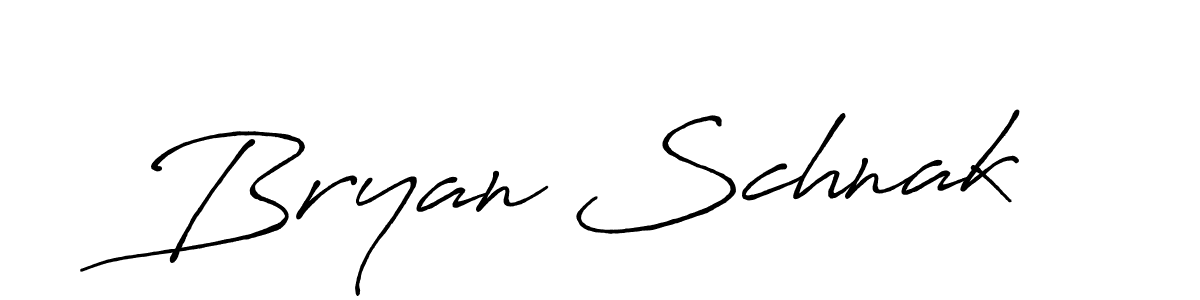 Also we have Bryan Schnak name is the best signature style. Create professional handwritten signature collection using Antro_Vectra_Bolder autograph style. Bryan Schnak signature style 7 images and pictures png