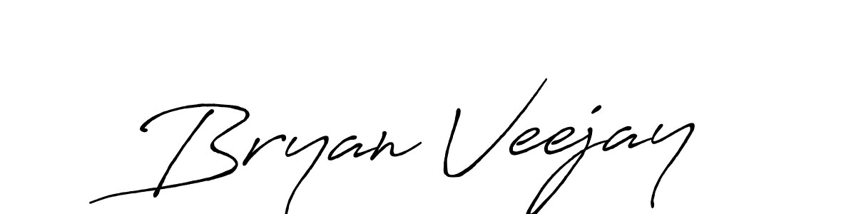 How to make Bryan Veejay signature? Antro_Vectra_Bolder is a professional autograph style. Create handwritten signature for Bryan Veejay name. Bryan Veejay signature style 7 images and pictures png