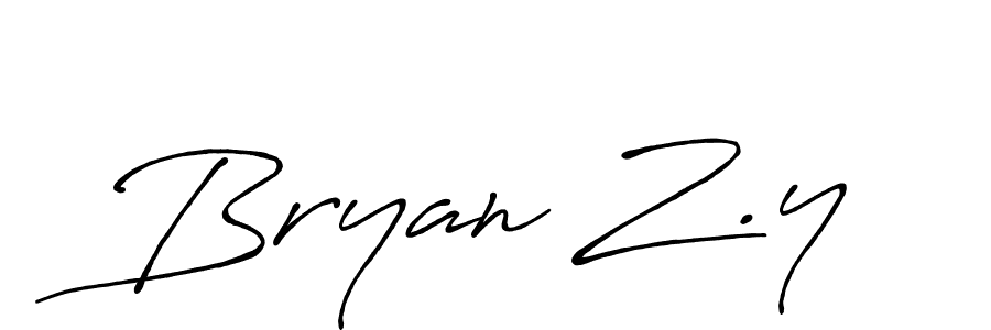 Once you've used our free online signature maker to create your best signature Antro_Vectra_Bolder style, it's time to enjoy all of the benefits that Bryan Z.y name signing documents. Bryan Z.y signature style 7 images and pictures png