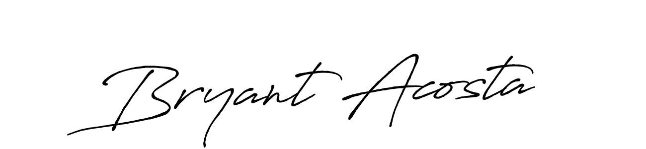 How to make Bryant Acosta signature? Antro_Vectra_Bolder is a professional autograph style. Create handwritten signature for Bryant Acosta name. Bryant Acosta signature style 7 images and pictures png
