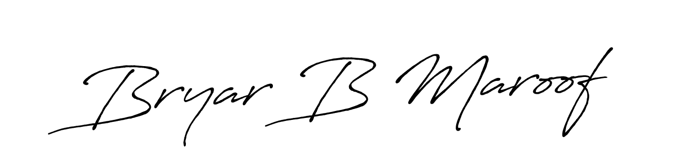 How to Draw Bryar B Maroof signature style? Antro_Vectra_Bolder is a latest design signature styles for name Bryar B Maroof. Bryar B Maroof signature style 7 images and pictures png