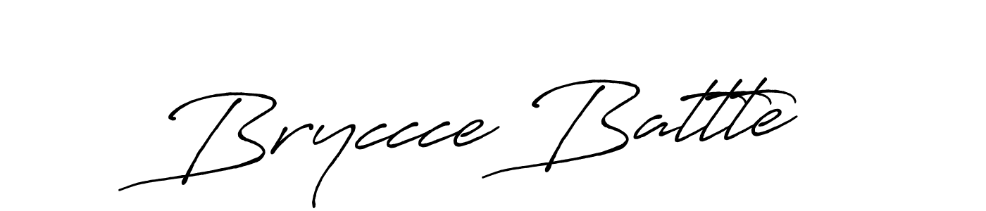 How to make Bryccce Battte name signature. Use Antro_Vectra_Bolder style for creating short signs online. This is the latest handwritten sign. Bryccce Battte signature style 7 images and pictures png