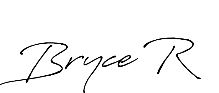 Design your own signature with our free online signature maker. With this signature software, you can create a handwritten (Antro_Vectra_Bolder) signature for name Bryce R. Bryce R signature style 7 images and pictures png