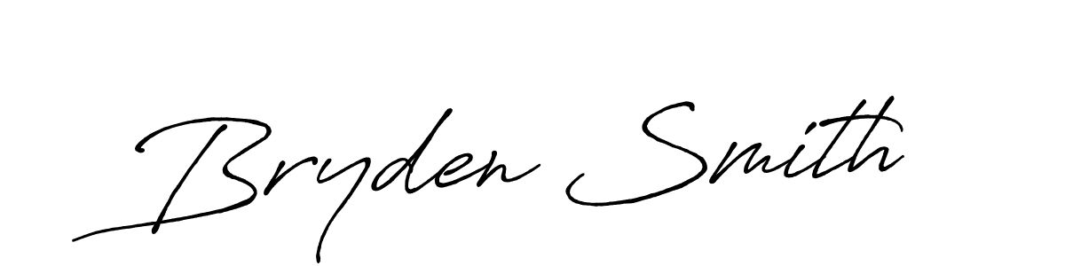 How to make Bryden Smith signature? Antro_Vectra_Bolder is a professional autograph style. Create handwritten signature for Bryden Smith name. Bryden Smith signature style 7 images and pictures png