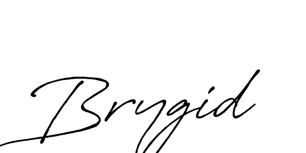 Design your own signature with our free online signature maker. With this signature software, you can create a handwritten (Antro_Vectra_Bolder) signature for name Brygid. Brygid signature style 7 images and pictures png