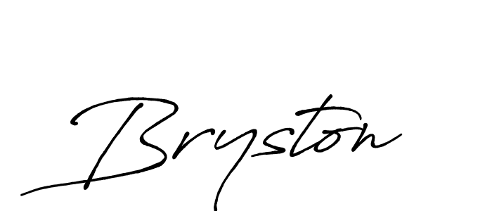 How to make Bryston name signature. Use Antro_Vectra_Bolder style for creating short signs online. This is the latest handwritten sign. Bryston signature style 7 images and pictures png